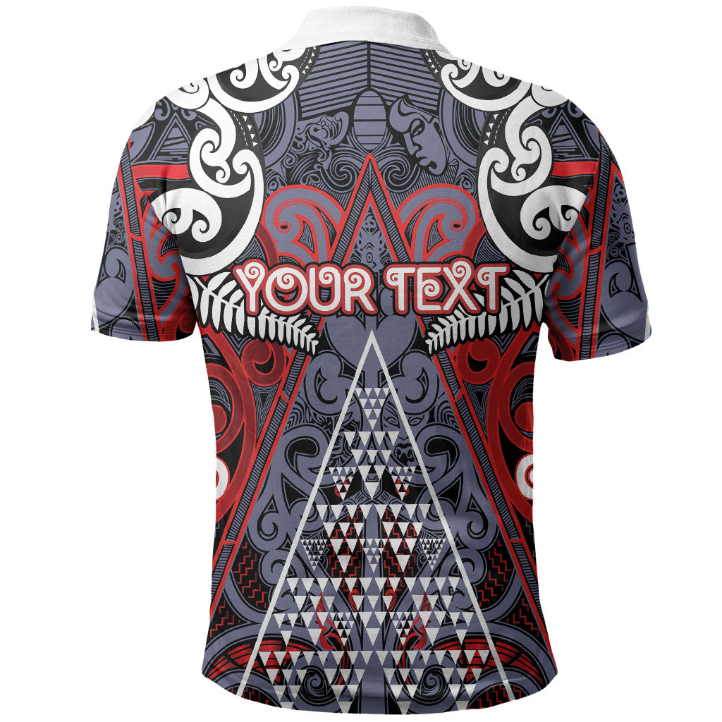 Personalised Aotearoa Iwi Ngapuhi Polo Shirt Maori Motif Tribal
