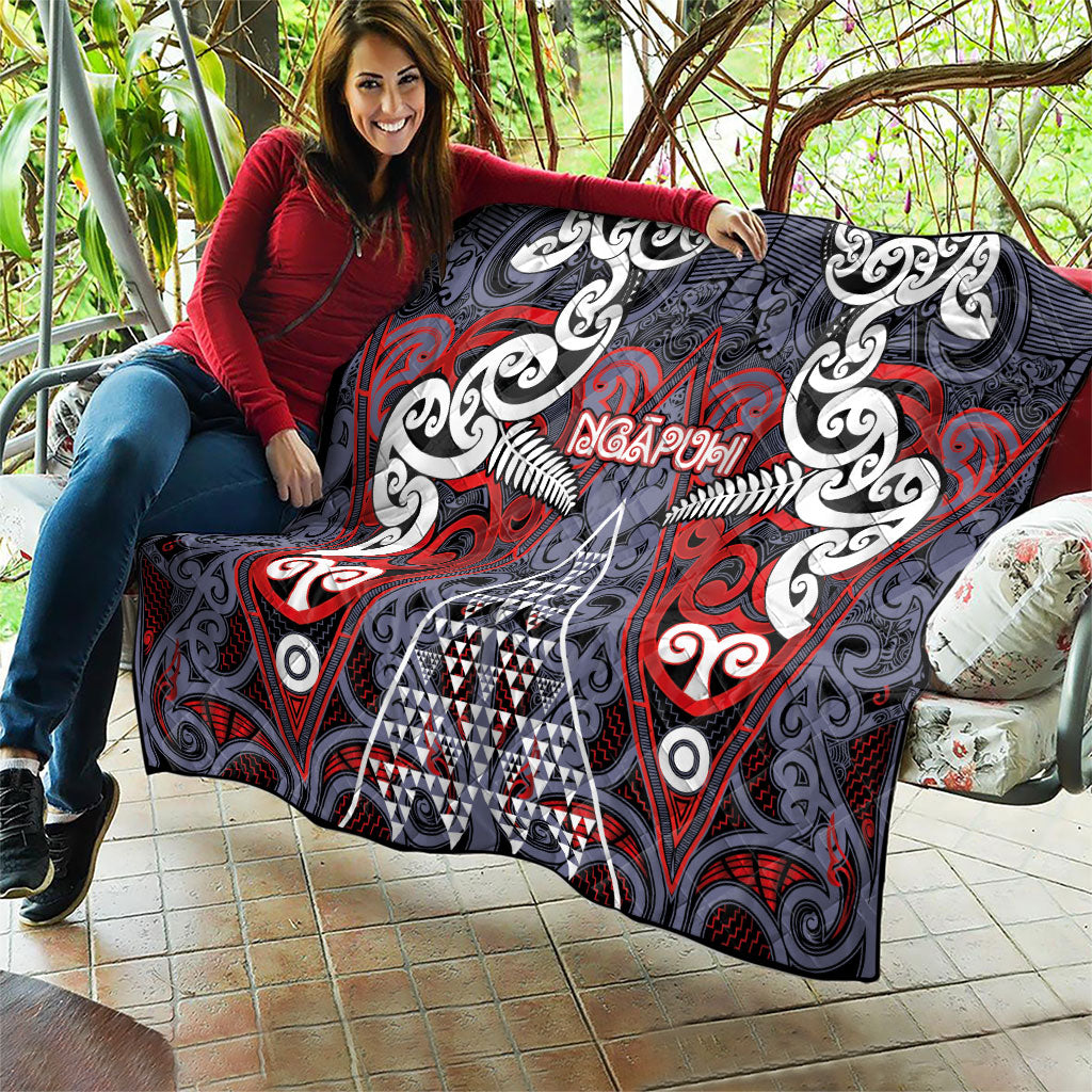 Aotearoa Iwi Ngapuhi Quilt Maori Motif Tribal