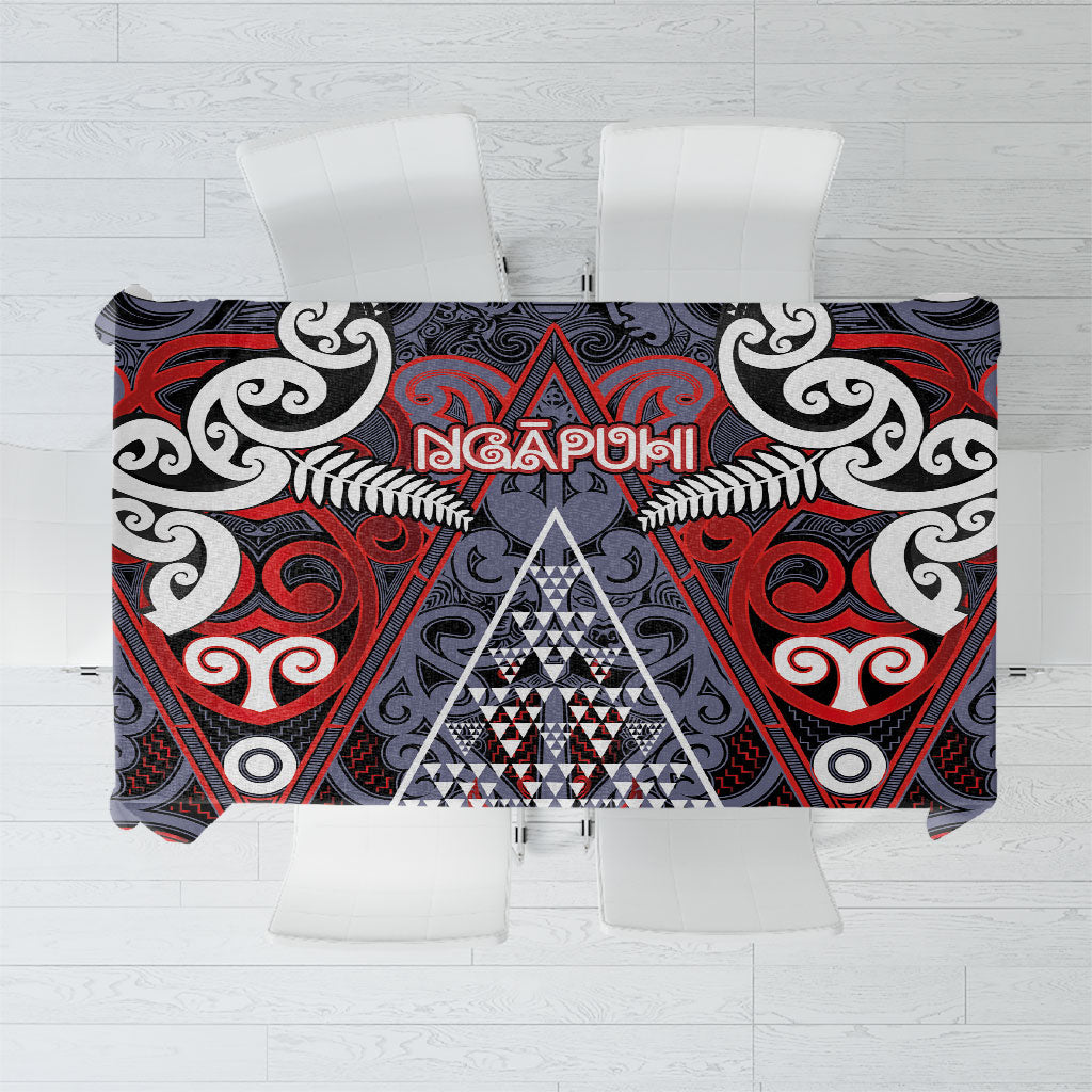 Aotearoa Iwi Ngapuhi Tablecloth Maori Motif Tribal LT03 Multicolor - Polynesian Pride