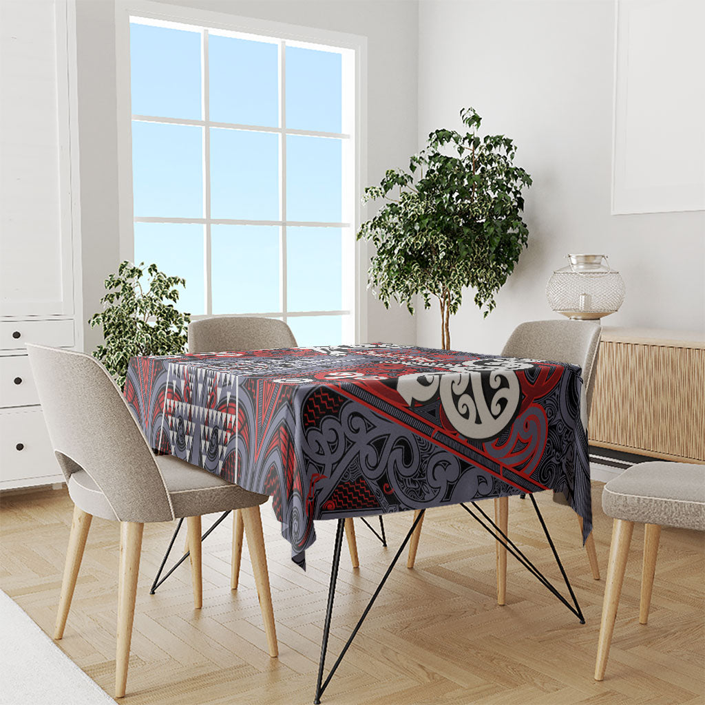 Aotearoa Iwi Ngapuhi Tablecloth Maori Motif Tribal