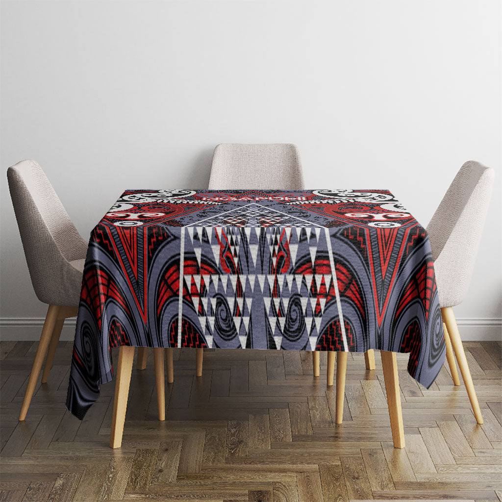Aotearoa Iwi Ngapuhi Tablecloth Maori Motif Tribal