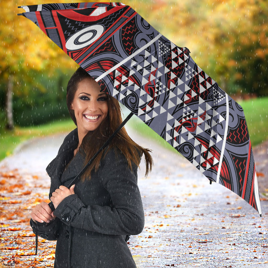 Aotearoa Iwi Ngapuhi Umbrella Maori Motif Tribal