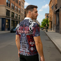 Personalised Aotearoa Iwi Ngapuhi Zipper Polo Shirt Maori Motif Tribal