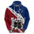 Samoa Rugby Hoodie Siva Tau Dance Polynesian Tattoo Brush Style LT03 - Polynesian Pride