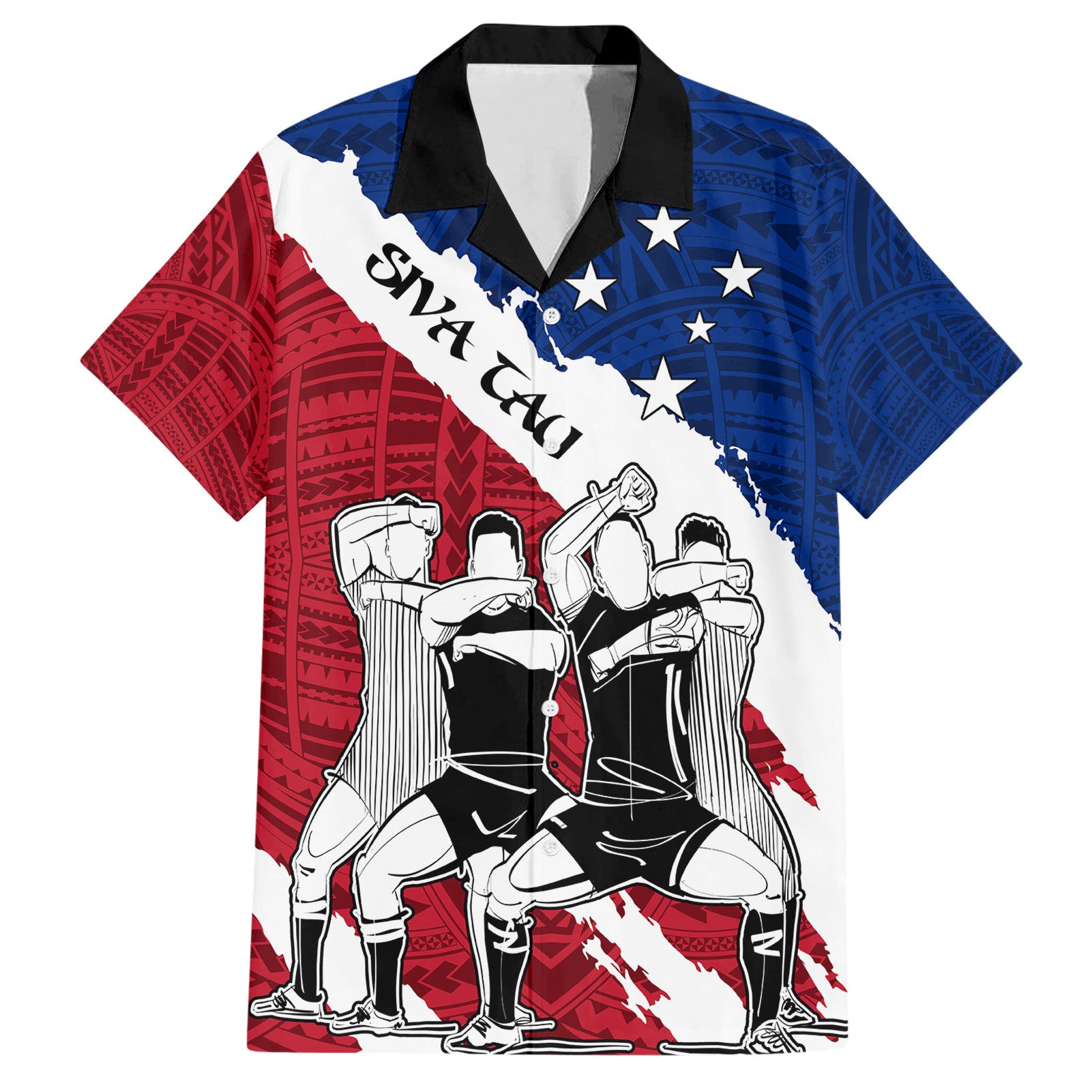 custom-samoa-rugby-hawaiian-shirt-siva-tau-dance-polynesian-tattoo-brush-style