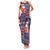 Hawaii Mele Kalikimaka Family Matching Tank Maxi Dress and Hawaiian Shirt Aloha and Christmas Elements Patchwork Blue Style LT03 Mom's Dress Blue - Polynesian Pride