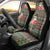 Hawaii Mele Kalikimaka Car Seat Cover Aloha and Christmas Elements Patchwork Green Style LT03 - Polynesian Pride