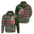 Hawaii Mele Kalikimaka Hoodie Aloha and Christmas Elements Patchwork Green Style LT03 - Polynesian Pride