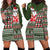 Hawaii Mele Kalikimaka Hoodie Dress Aloha and Christmas Elements Patchwork Green Style LT03 - Polynesian Pride