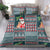 Hawaii Mele Kalikimaka Bedding Set Aloha and Christmas Elements Patchwork Turquoise Style LT03 - Polynesian Pride