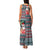 Hawaii Mele Kalikimaka Family Matching Tank Maxi Dress and Hawaiian Shirt Aloha and Christmas Elements Patchwork Turquoise Style LT03 - Polynesian Pride