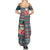 Hawaii Mele Kalikimaka Summer Maxi Dress Aloha and Christmas Elements Patchwork Turquoise Style LT03 - Polynesian Pride