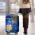 Personalised Nauru Independence Day Luggage Cover Nauruan Tribal Flag Style LT03 - Polynesian Pride