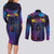 Aotearoa Arts Festival 2025 Couples Matching Long Sleeve Bodycon Dress and Long Sleeve Button Shirt Maori Music Art Dance - Rhythmic Vibes