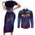 Aotearoa Arts Festival 2025 Couples Matching Short Sleeve Bodycon Dress and Long Sleeve Button Shirt Maori Music Art Dance - Rhythmic Vibes