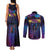 Aotearoa Arts Festival 2025 Couples Matching Tank Maxi Dress and Long Sleeve Button Shirt Maori Music Art Dance - Rhythmic Vibes