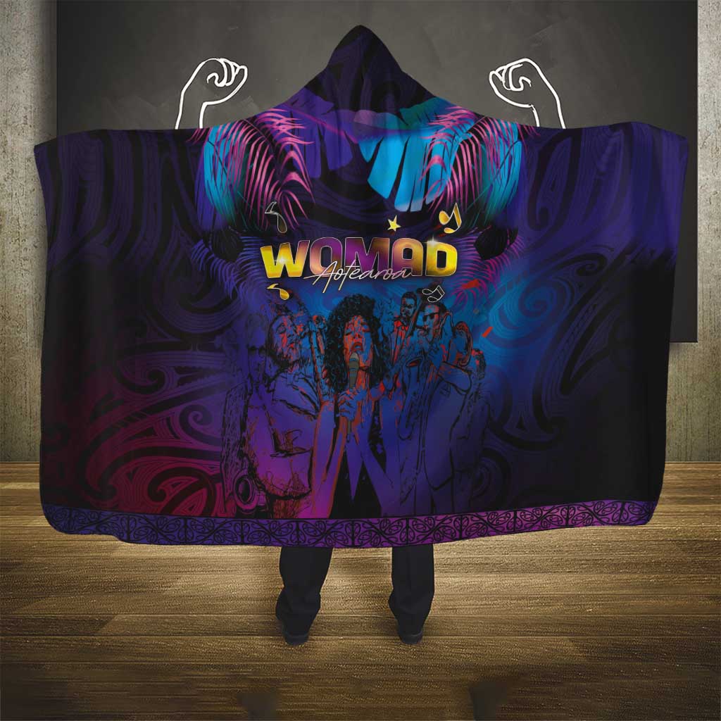 Aotearoa Arts Festival 2025 Hooded Blanket Maori Music Art Dance - Rhythmic Vibes
