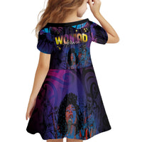 Aotearoa Arts Festival 2025 Kid Short Sleeve Dress Maori Music Art Dance - Rhythmic Vibes LT03 - Polynesian Pride