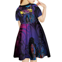 Aotearoa Arts Festival 2025 Kid Short Sleeve Dress Maori Music Art Dance - Rhythmic Vibes LT03 - Polynesian Pride