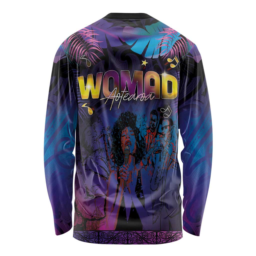 Aotearoa Arts Festival 2025 Long Sleeve Shirt Maori Music Art Dance - Rhythmic Vibes