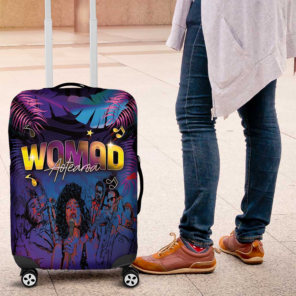 Aotearoa Arts Festival 2025 Luggage Cover Maori Music Art Dance - Rhythmic Vibes