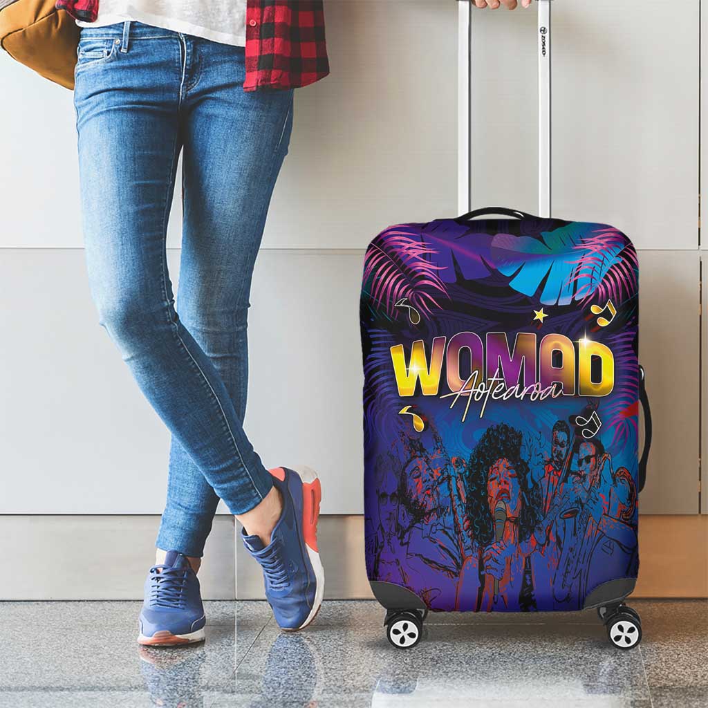 Aotearoa Arts Festival 2025 Luggage Cover Maori Music Art Dance - Rhythmic Vibes
