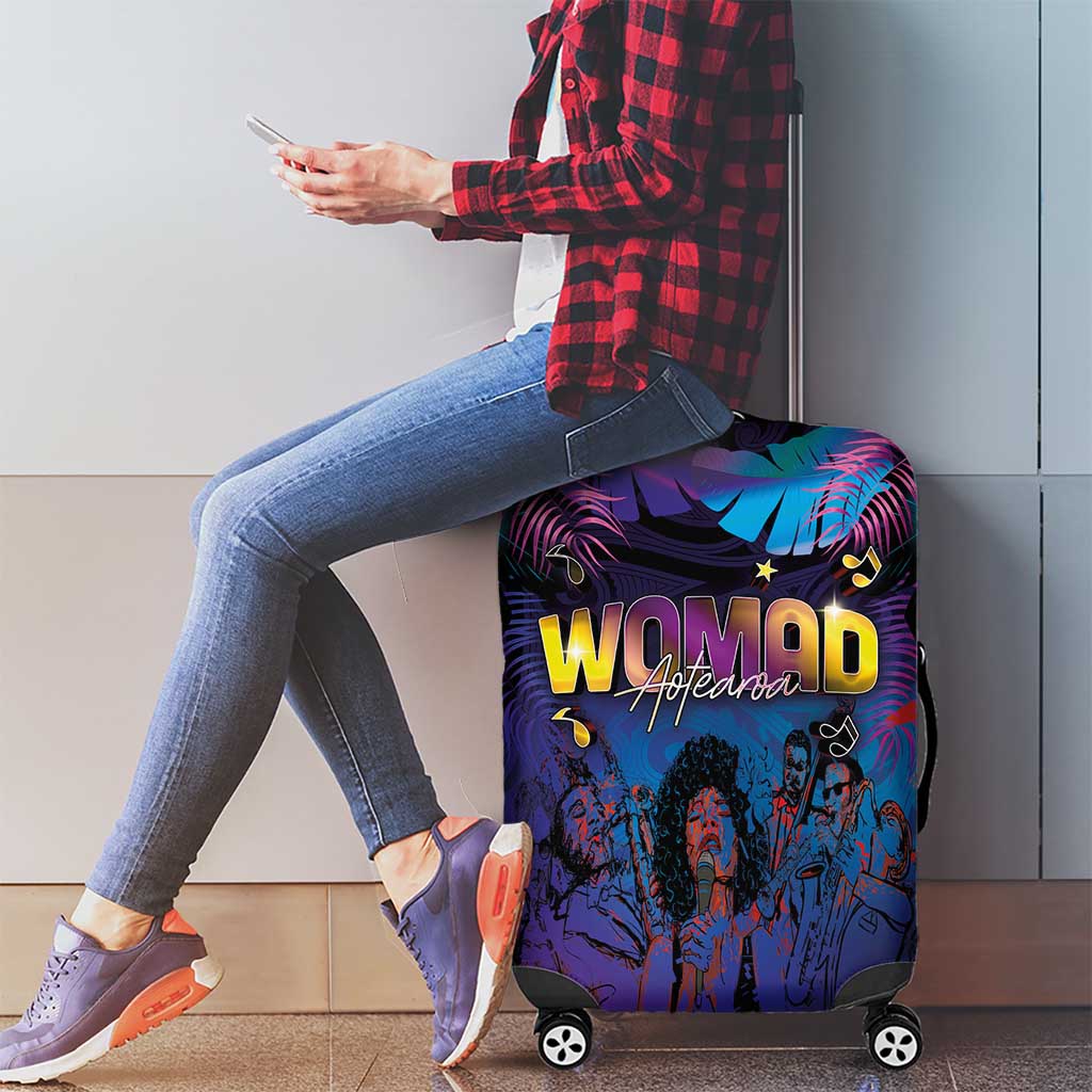 Aotearoa Arts Festival 2025 Luggage Cover Maori Music Art Dance - Rhythmic Vibes
