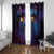 Aotearoa Arts Festival 2025 Window Curtain Maori Music Art Dance - Rhythmic Vibes