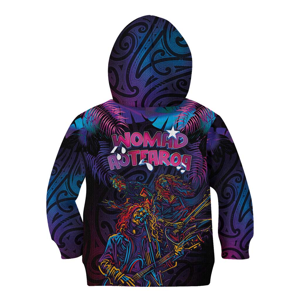 Aotearoa Arts Festival 2025 Kid Hoodie Maori Performing Art and Music - Rhythmic Vibes