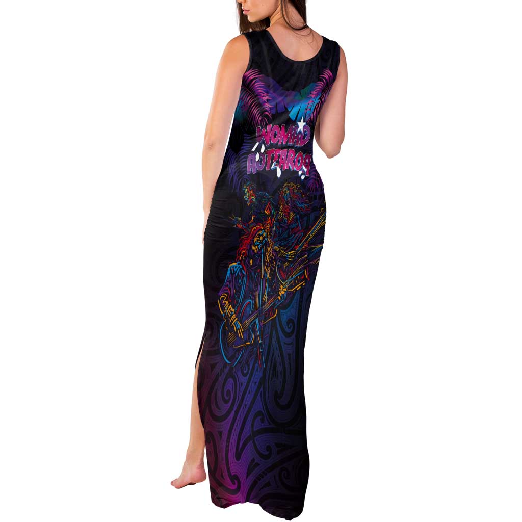 Aotearoa Arts Festival 2025 Tank Maxi Dress Maori Performing Art and Music - Rhythmic Vibes LT03 - Polynesian Pride