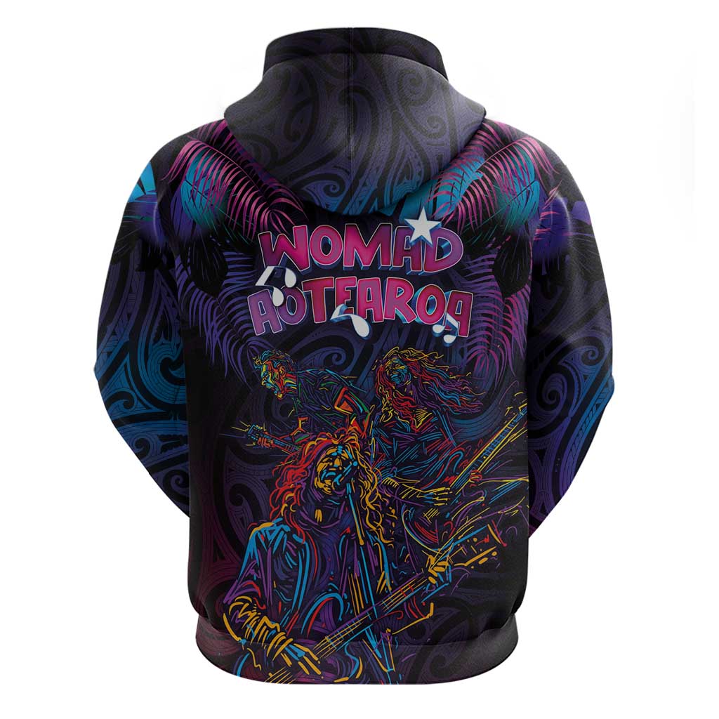 Aotearoa Arts Festival 2025 Zip Hoodie Maori Performing Art and Music - Rhythmic Vibes LT03 - Polynesian Pride