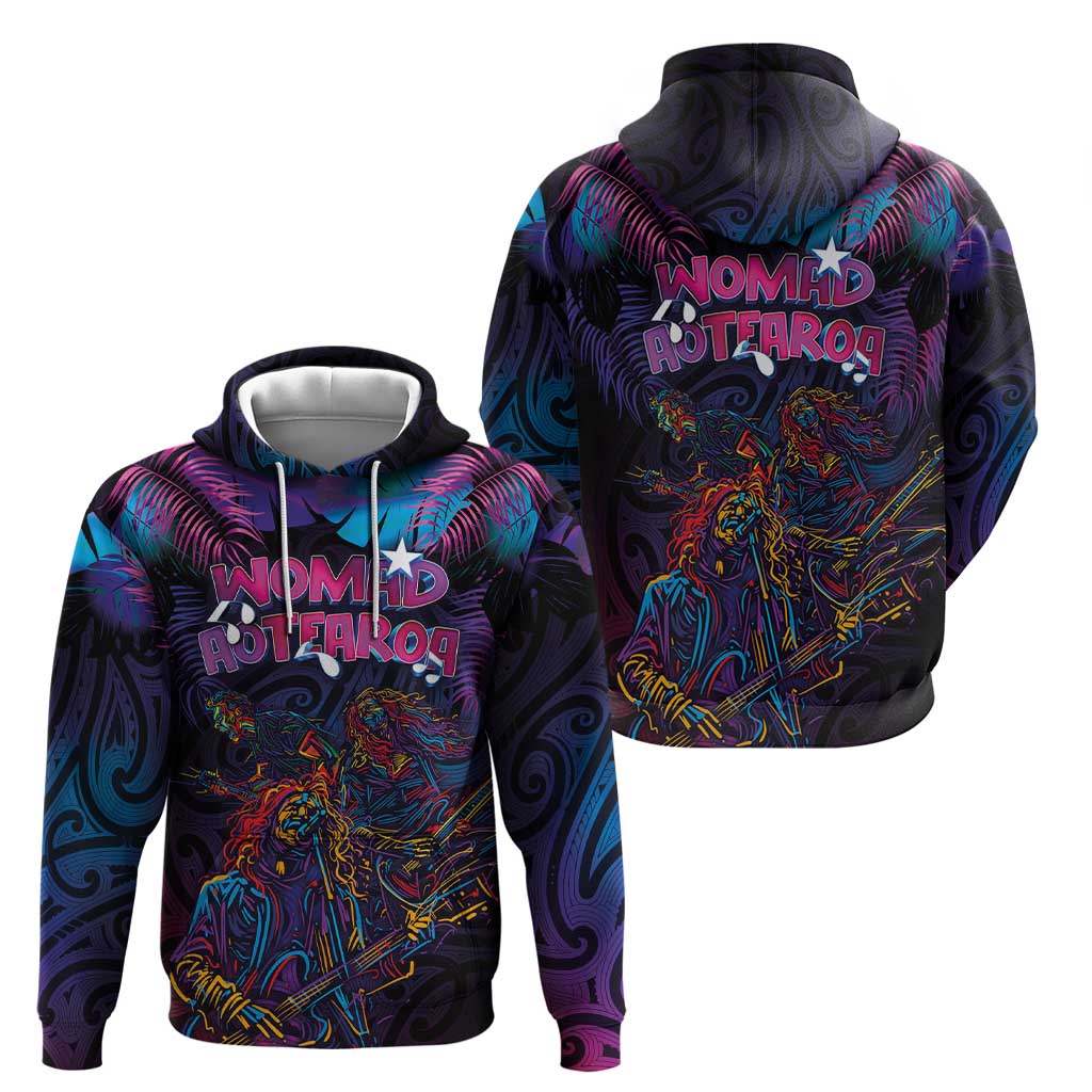 Aotearoa Arts Festival 2025 Zip Hoodie Maori Performing Art and Music - Rhythmic Vibes LT03 - Polynesian Pride