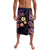 Hawaiian Turtles and Plumeria Lavalava Polynesian Art Tribal Tattoo Deep Violet Color