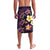 Hawaiian Turtles and Plumeria Lavalava Polynesian Art Tribal Tattoo Deep Violet Color