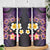 Hawaiian Turtles and Plumeria Skinny Tumbler Polynesian Art Tribal Tattoo Deep Violet Color