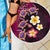 Hawaiian Turtles and Plumeria Beach Blanket Polynesian Art Tribal Tattoo Cerise