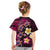 Hawaiian Turtles and Plumeria Kid T Shirt Polynesian Art Tribal Tattoo Cerise