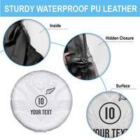 Custom New Zealand Football Spare Tire Cover The Whites-Sporty T90 Style LT03 - Polynesian Pride