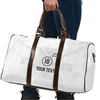 Custom New Zealand Football Travel Bag The Whites-Sporty T90 Style LT03 - Polynesian Pride
