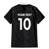 Custom Aotearoa Rugby Family Matching Mermaid Dress and Hawaiian Shirt The Blacks-Sporty T90 Style LT03 - Polynesian Pride