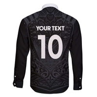 Custom Aotearoa Rugby Family Matching Mermaid Dress and Hawaiian Shirt The Blacks-Sporty T90 Style LT03 - Polynesian Pride