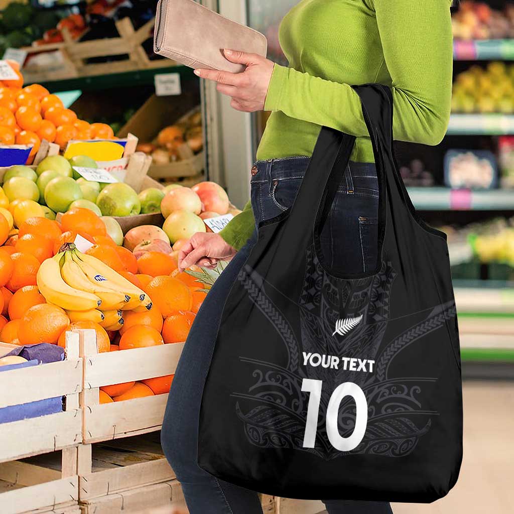 Custom Aotearoa Rugby Grocery Bag The Blacks-Sporty T90 Style - Polynesian Pride