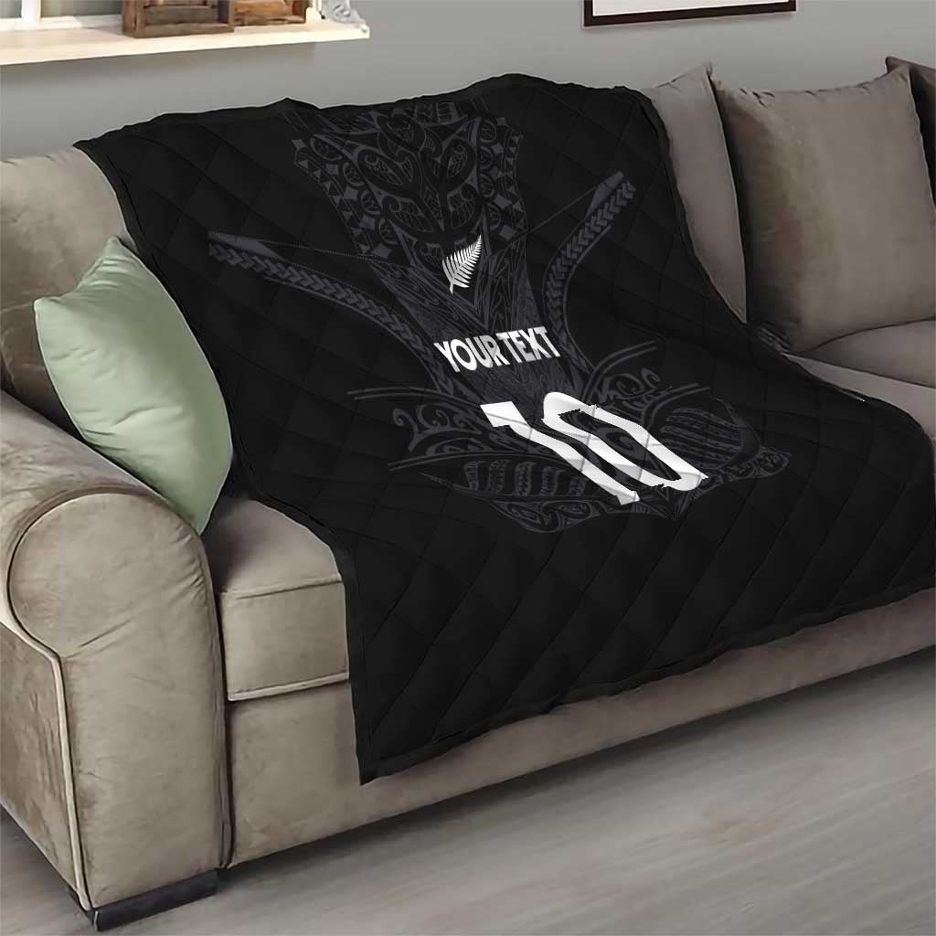 Custom Aotearoa Rugby Quilt The Blacks-Sporty T90 Style - Polynesian Pride