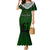 Norfolk Island ANZAC Day Mermaid Dress Soldier Lest We Forget Camouflage LT03 Women Green - Polynesian Pride