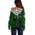 Norfolk Island ANZAC Day Off Shoulder Sweater Soldier Lest We Forget Camouflage LT03 - Polynesian Pride