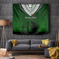 Norfolk Island ANZAC Day Tapestry Soldier Lest We Forget Camouflage LT03 - Polynesian Pride
