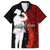 Tonga ANZAC Day Family Matching Off Shoulder Short Dress and Hawaiian Shirt Red Poppies Flower Soldier Lest We Forget LT03 Dad's Shirt - Short Sleeve Red - Polynesian Pride