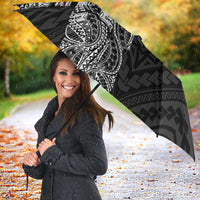 American Samoa Flag Day Umbrella Tribal Tattoo with Eagle Black
