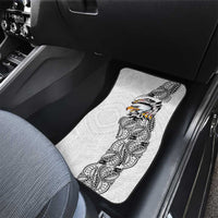 American Samoa Flag Day Car Mats Tribal Tattoo with Eagle White