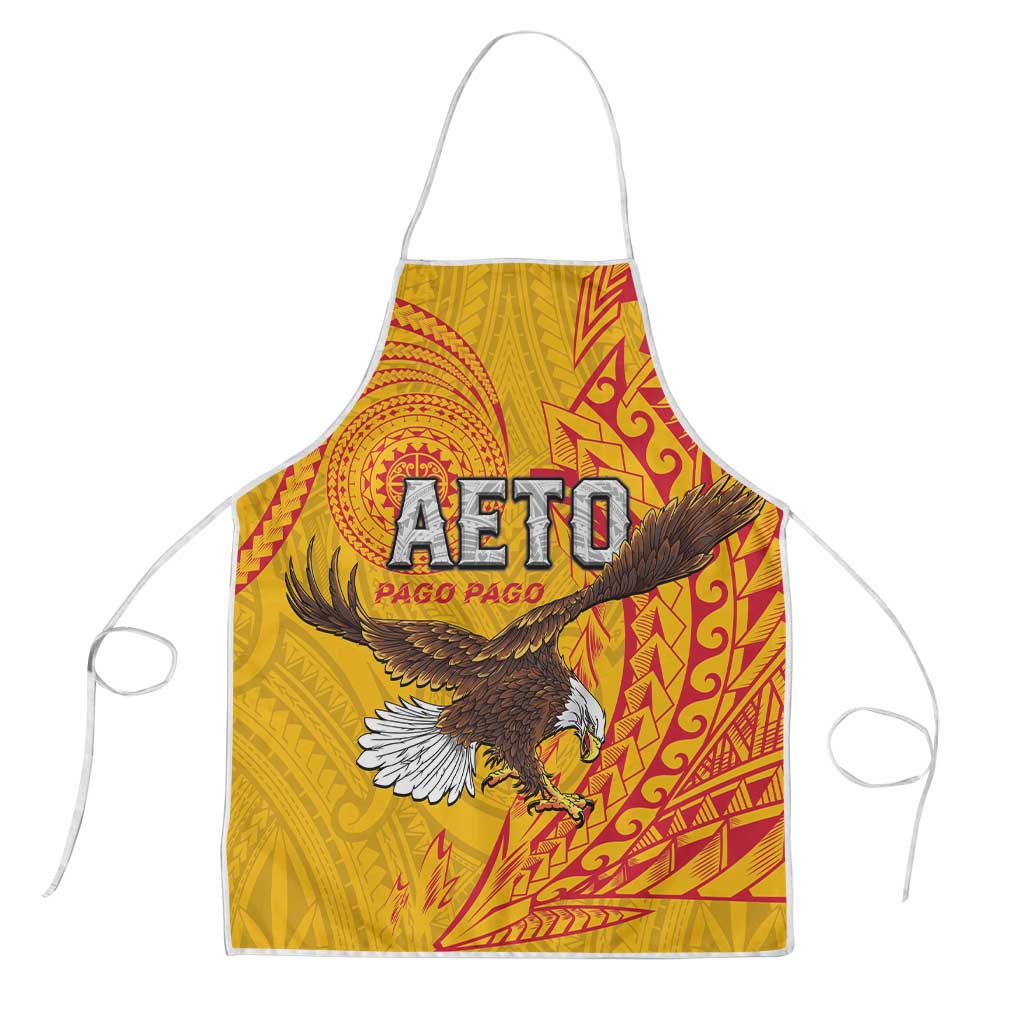 American Samoa Flag Day Apron Fautasi Race Pago Pago-Aeto Eagle Wings Tribal Style